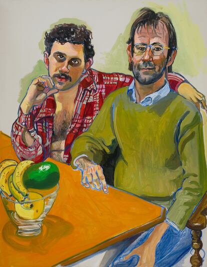 'Geoffrey Hendricks y Brian' (1978), de Alice Neel.