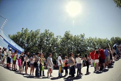 Colas en la última edición de la Feria del Libro de Madrid