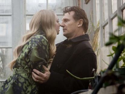 Amanda Seyfried y Liam Neeson, en <i>Chloe.</i>