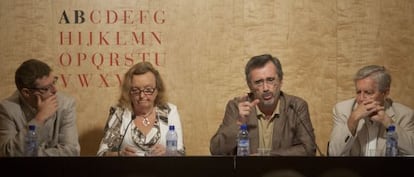 (De izq. a der.) Joaquim Coll, Came Valls, Manuel Cruz y Carlos Jimenez Villarejo,