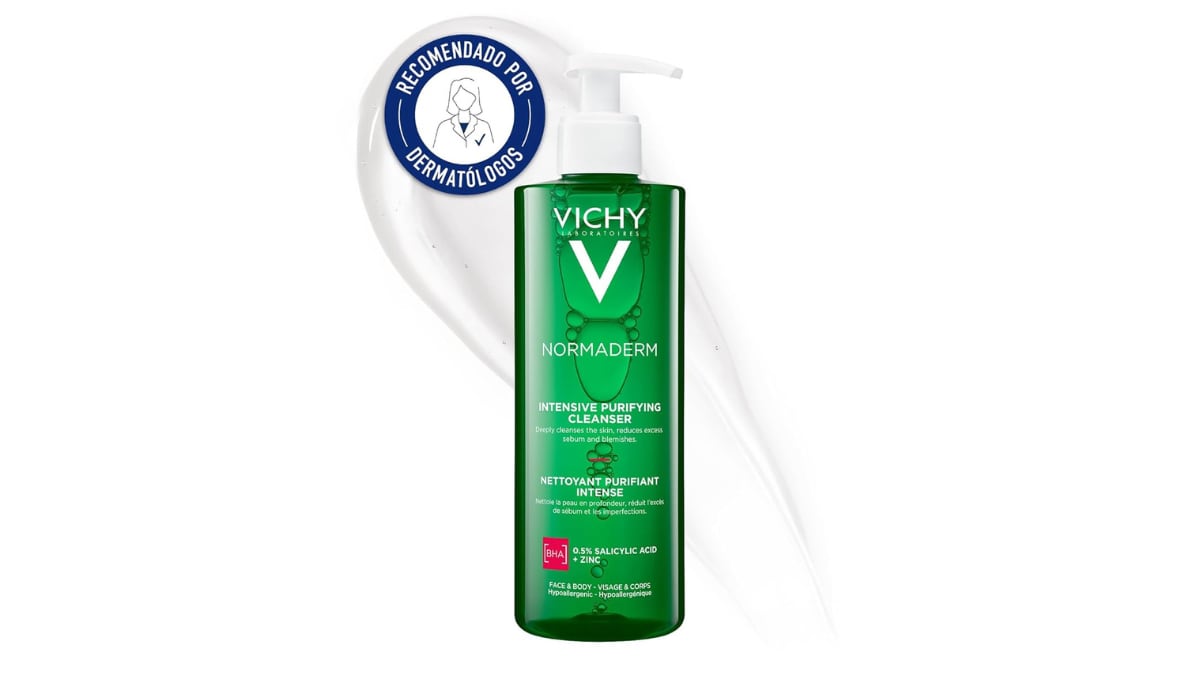 Limpiador con ácido salicílico Normaderm Vichy.