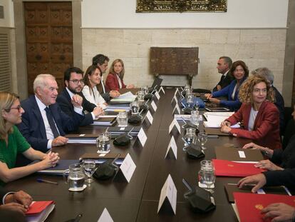 Taula de negociació entre els Governs català i espanyol.