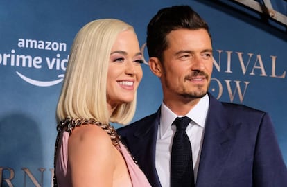 Orlando Bloom y Katy Perry en un estreno en Los Ángeles el pasado miércoles.