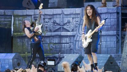 Iron Maiden en el pasado concierto del festival gallego Resurrection Fest.