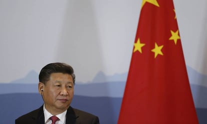 O presidente da China,  Xi Jinping, na Su&iacute;&ccedil;a. 