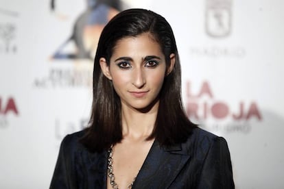Alba Flores, durante los premios de la Unión de Actores en Madrid, el pasado marzo.