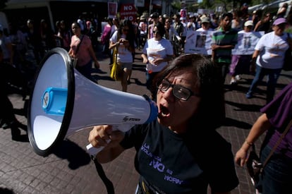 Manifestaci&oacute;n contra la violencia de g&eacute;nero el pasado 24 de abril en Guadalajara. 