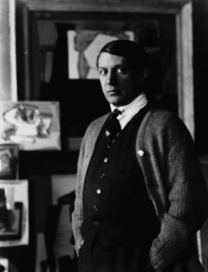 Picasso en 1924, por Man Ray.