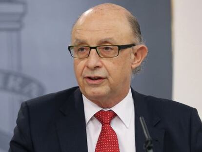 El ministro de Hacienda, Crist&oacute;bal Montoro.