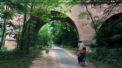 Washington. Rock Creek Park,  paraíso de runners y ciclistas. 