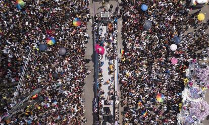 El desfile de la capital mexicana es uno de los más grandes del mundo. 