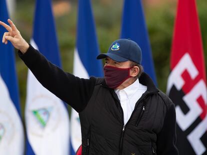 El presidente de Nicaragua, Daniel Ortega, durante las celebraciones del 41 aniversario de la revolución sandinista en Managua, Nicaragua, el pasado 19 de julio.