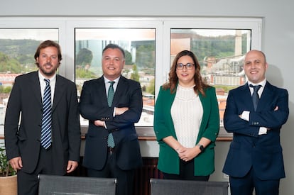 Los miembros del consejo de la empresa Pablo Domenech, Juan Fombella, Paloma Fombella y Enrique Fombella.