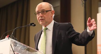 El ministro de Hacienda y Función Pública, Cristóbal Montoro.