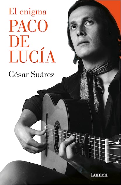 Portada de 'El enigma Paco de Lucía', de César Suárez.