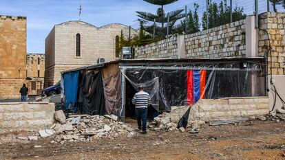 En febrero estalló un conflicto entre la comunidad armenia de Jerusalén y un grupo de colonos judíos por el temor de los primeros a que les arrebatasen unos terrenos del barrio armenio de la ciudad.