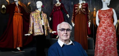 Hubert de Givenchy con la exposición "A Audrey con amor" en el museo Gemeentemuseum en La Haya (Holanda).