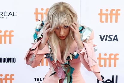 Lady Gaga, en la alfombra roja del Festival de Toronto, donde presentó su documental.