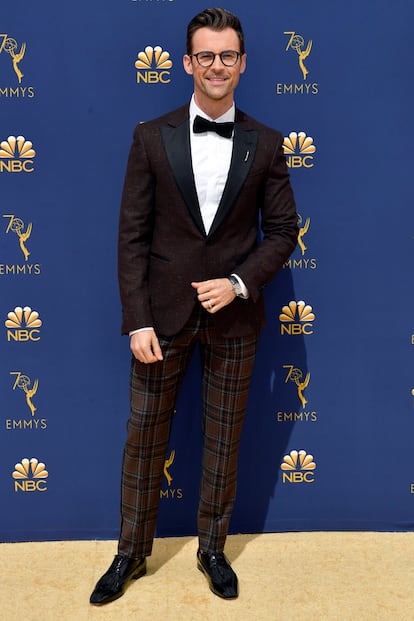 Otro de los conductores de la alfombra roja: Brad Goreski.