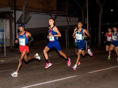 Nassim Hassaous, tercero en la pasada edición de la San Silvestre Vallecana.