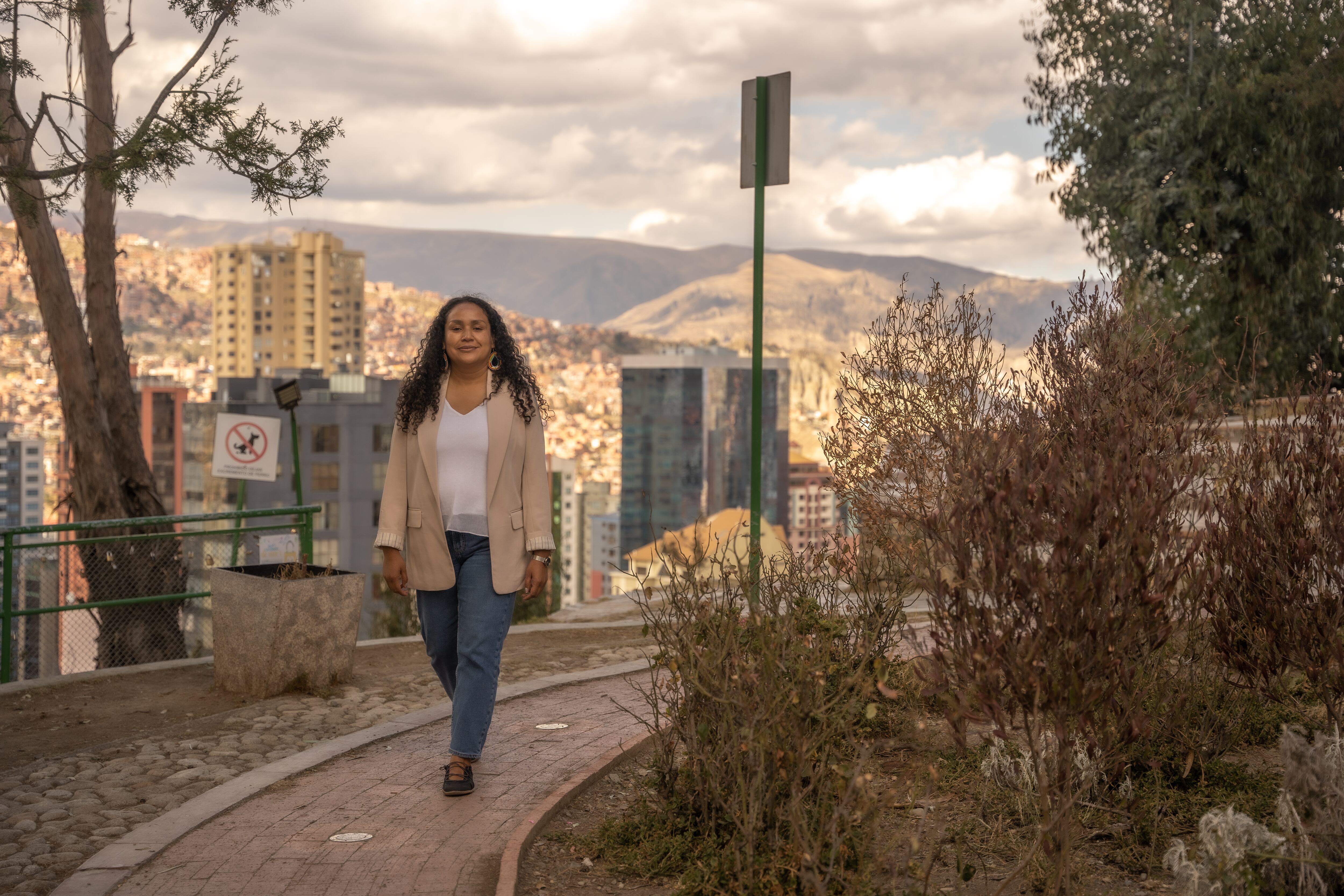 Paola Yáñez, coordinadora de la Red de Mujeres Afrolatinoamericanas, Afrocaribeñas y de la Diáspora.