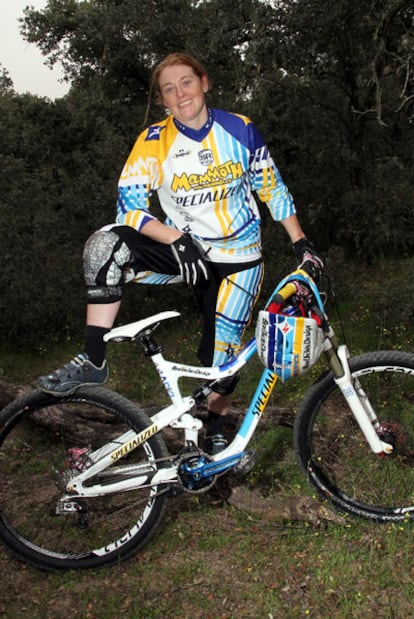 Eva Castro posa tras un entrenamiento.