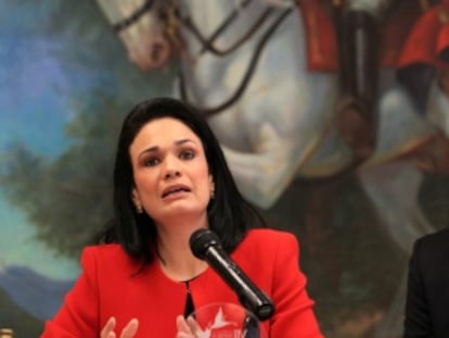 La canciller panameña, Isabel de Saint Malo de Alvarado