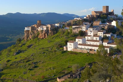 Casas en Hornos del Segura, en la sierra de Cazorla (Jaén).