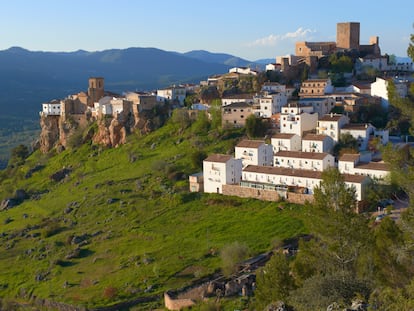 Casas en Hornos del Segura, en la sierra de Cazorla (Jaén).