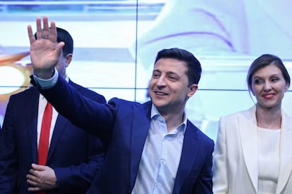 Volodimir Zelenski, el nuevo presidente de Ucrania.