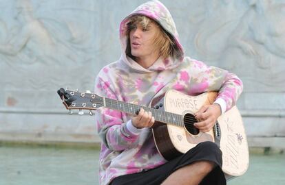 Justin Bieber cantando en Londres el pasado septiembre.