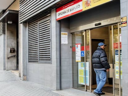 Oficina de empleo, en Madrid.