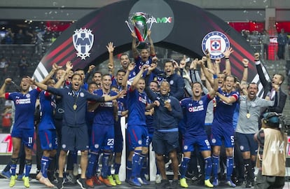 El Cruz Azul, tras la final de la Copa MX.