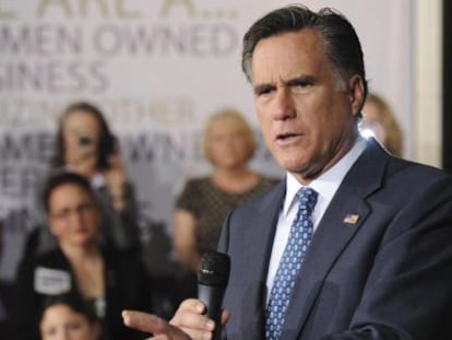 El candidato republicano, Mitt Romney.