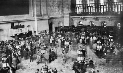 Bolsa de Nueva York en 1907