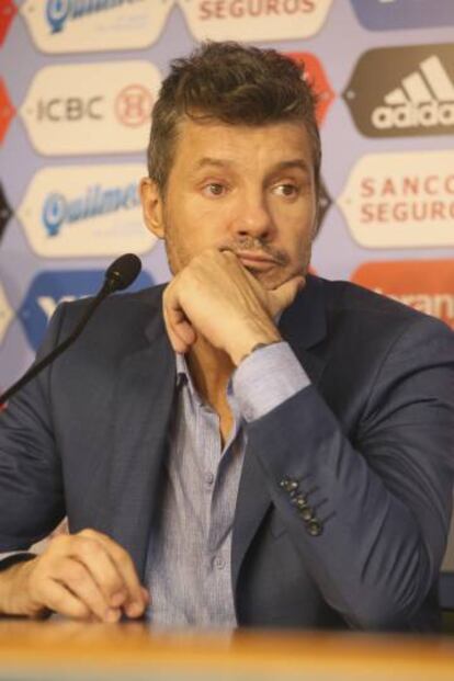 Marcelo Tinelli, vicepresidente de San Lorenzo.