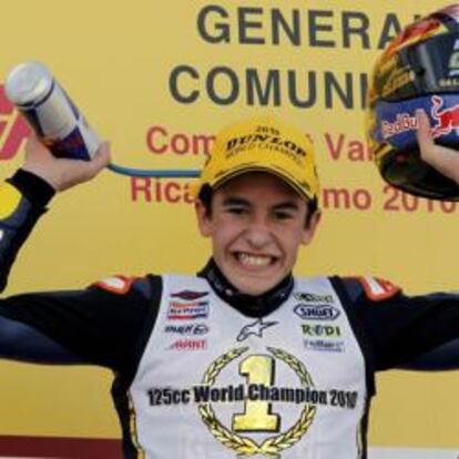 Marc Márquez, campeón del mundo de 125 cc