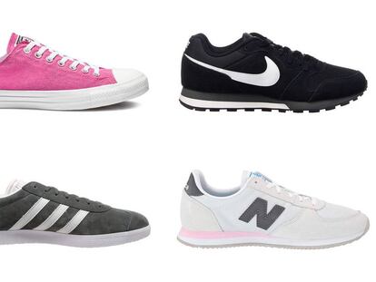Marcas como Converse, Nike, Adidas o New Balance tienen zapatillas que son clásicos de la moda urbana.