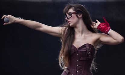 La Mala Rodríguez en una actuación.