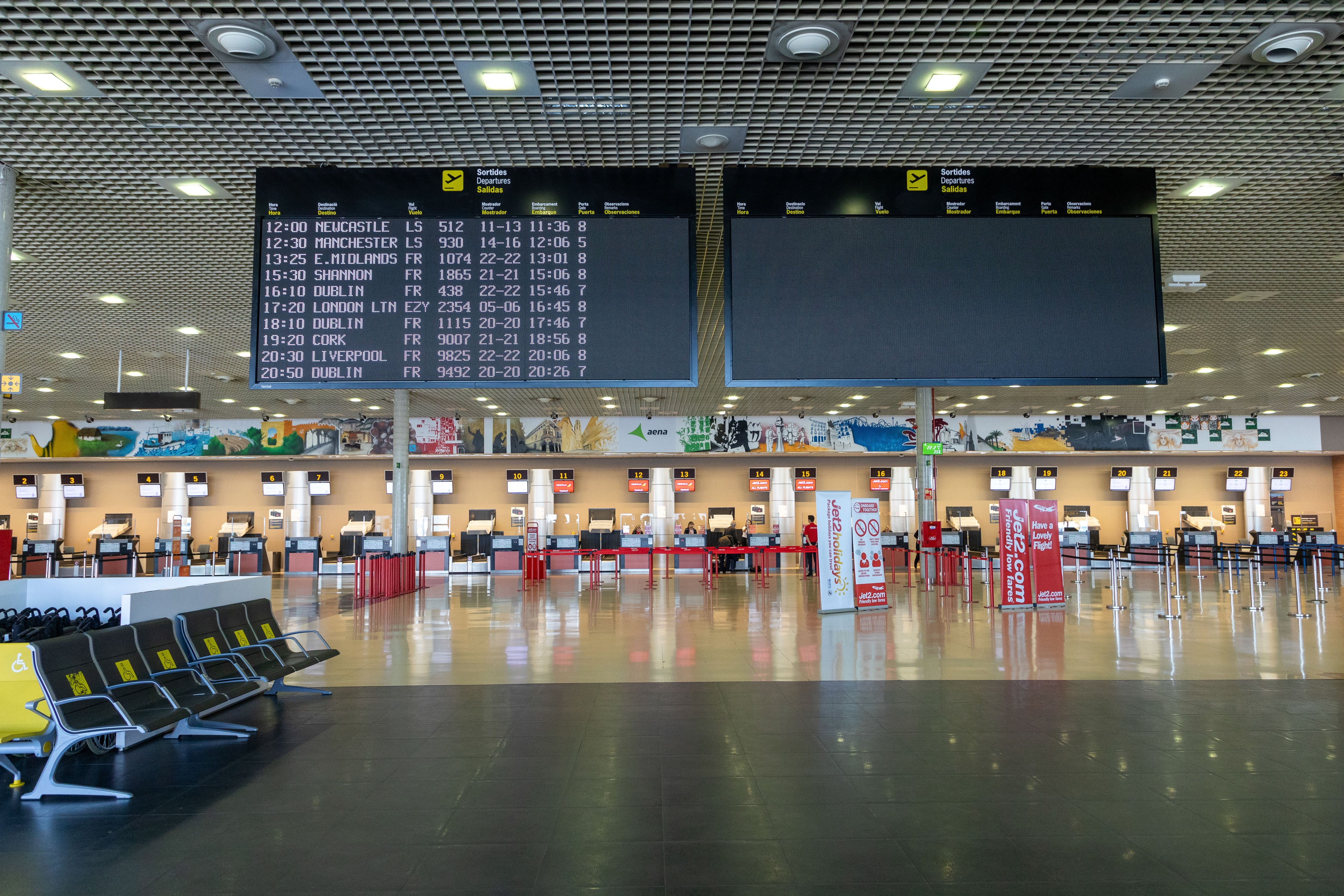 Una imagen del aeropuerto de Reus.