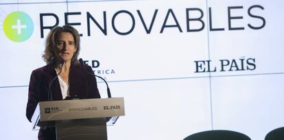 La ministra de Transición Ecológica, Teresa Ribera.