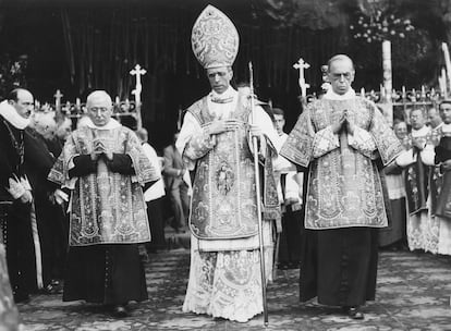 Undated file photo of Pope Pius XII.