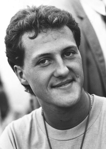 Retrato de archivo del automovilista alemán de Fórmula 1 Michael Schumacher