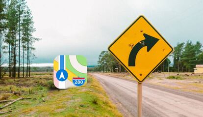 Rutas sin apenas giros gracias a Apple Maps.