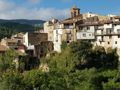 La población de Vallibona, donde nació Florencio Pla, en una imagen cedida por la editorial Sembra.