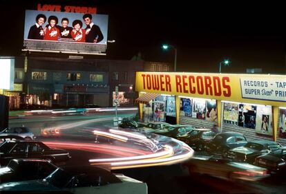 Sede de Tower Records en Los Ángeles.