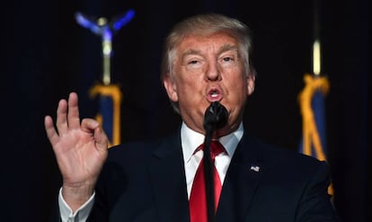 El candidato republicano, Donald Trump.