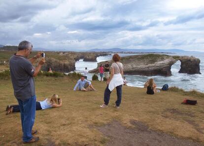 Playa de As Catedrais en Ribadeo.