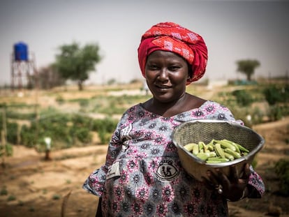 La ONU en Malí implementa un programa de apoyo a campesinas.