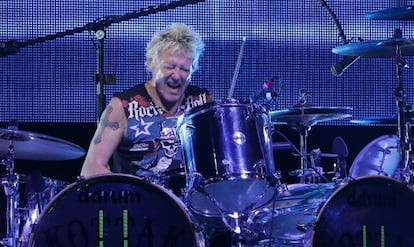 El batería de Scorpions James Kottak